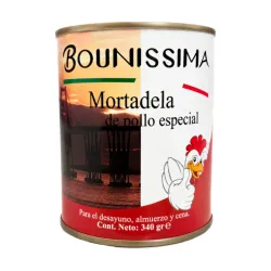 Lata mortadela pollo 340 gramos