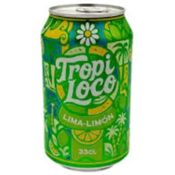 Refresco de lata de limón Tropiloco