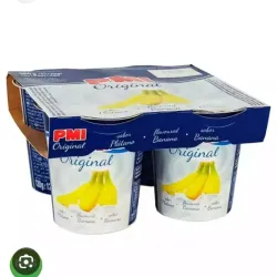 Yogurt de potecito plátano