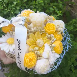 Cesta de Velas Aromáticas con Oso 🐻