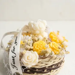 Cesta 🧺 de Velas Artesanales