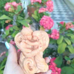 Estatua Mamá con Hija 
