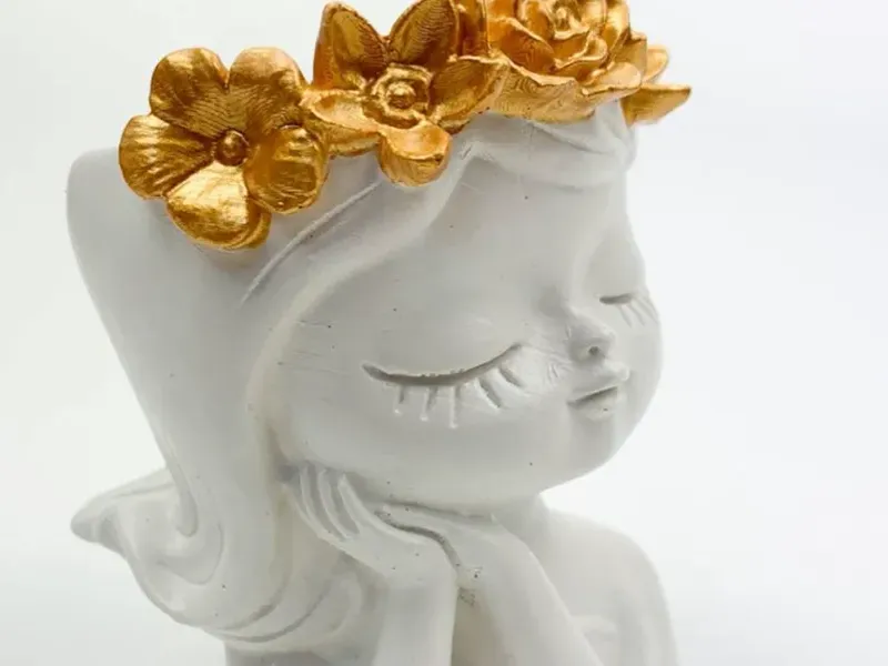 Velas con Base de Yeso 