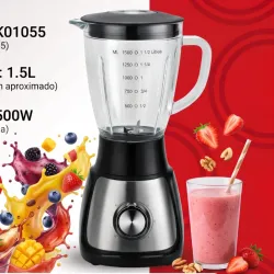 Licuadora EKO 1.5L vaso Cristal 