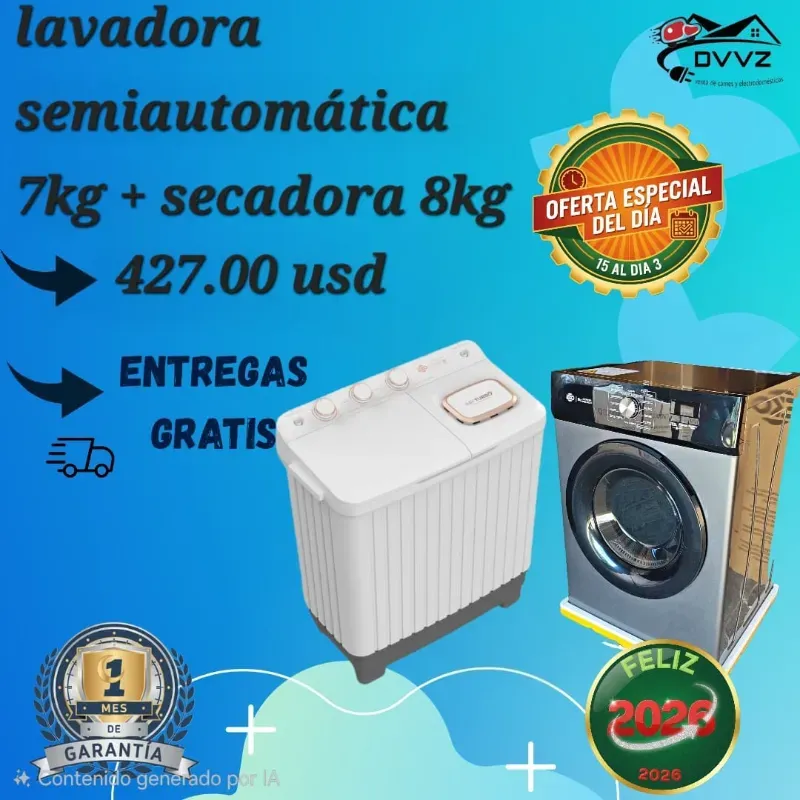 Combo Lavado Semiautomático 
