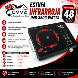 Estufa Infrarrojo 1Q JMD 3500W