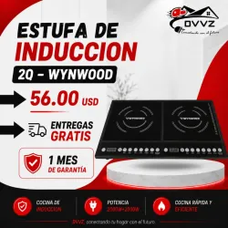 Estufa Inducción 2Q Wynwood