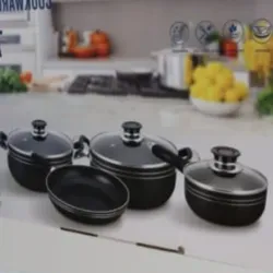 Juego Caldero Aluminio 4Piezas 