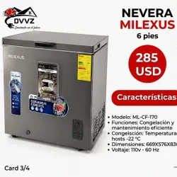 Nevera 6Pies Milexus 