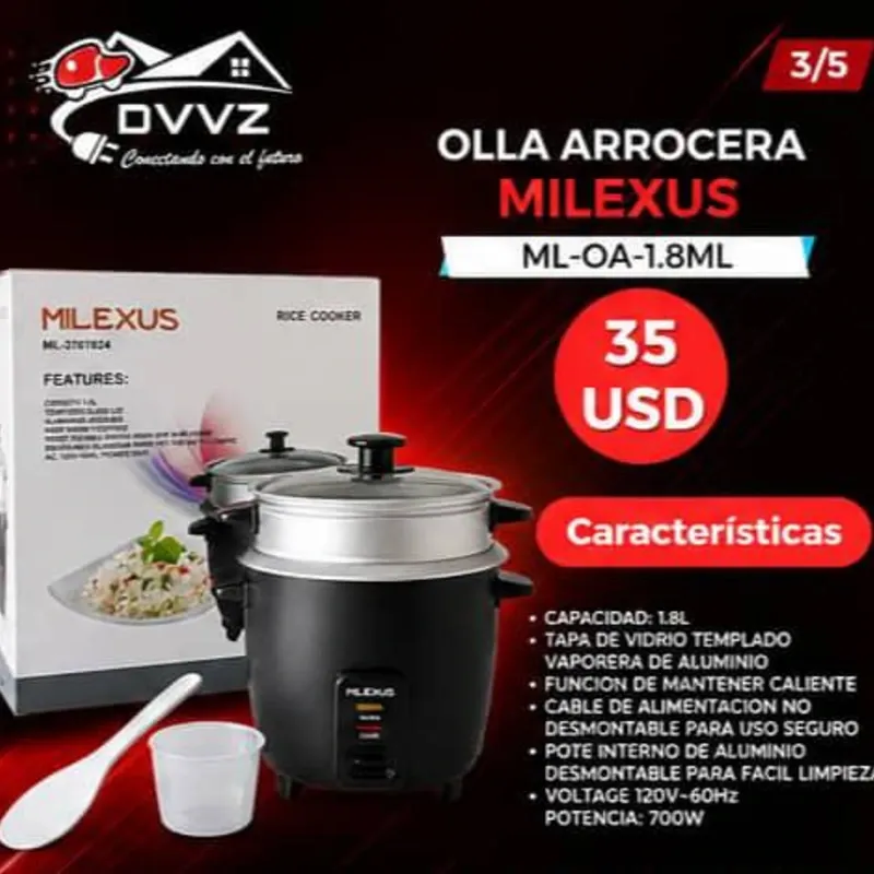 Olla Arrocera 1.8Litro Milexus