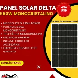 Panel Solar 550W + Servicio de Montaje