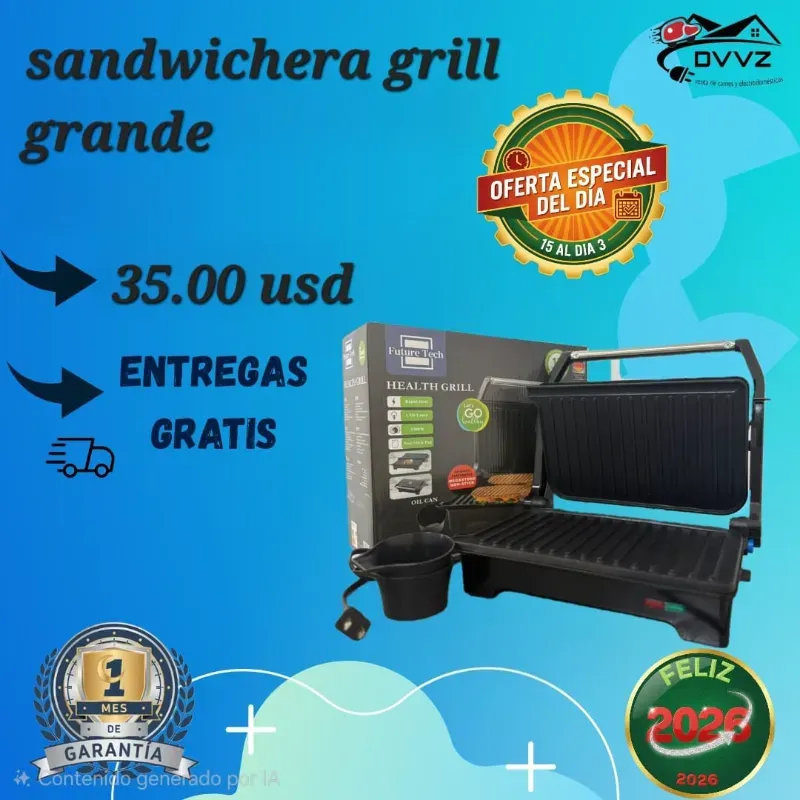 Sandwichera Grill 1200W