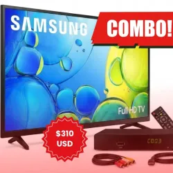 Combo TV 40" Samsung + Cajita HD