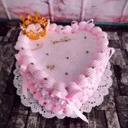 Cake con forma de Corazón 