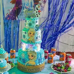 Cakes con luces de hada