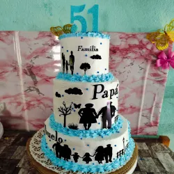 Cakes de 3 pisos pequeño 