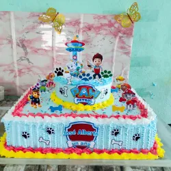 Cakes rectangular con pisito arriba