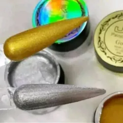 Gel Painting Metálico Jr Plateado y Dorado 8 ml