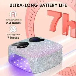 Lámpara Uv/ Led Recargable 80w