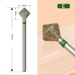 Fresa Rombo Banda Verde