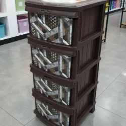 Gavetero Plástico 4 gavetas