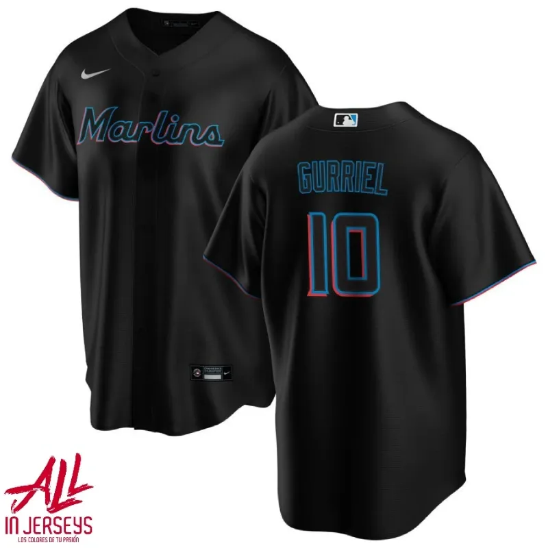 Gurriel / Miami Marlins - Black Alternate