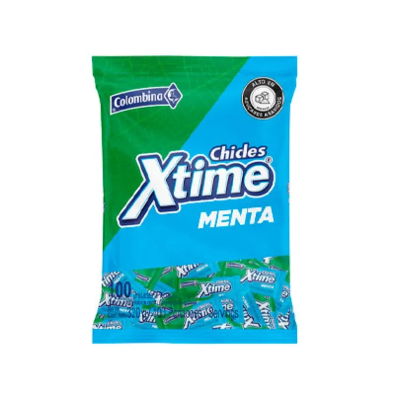 Chicles XTime Menta (100 ud)