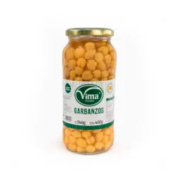 Garbanzos en frasco de cristal Vima