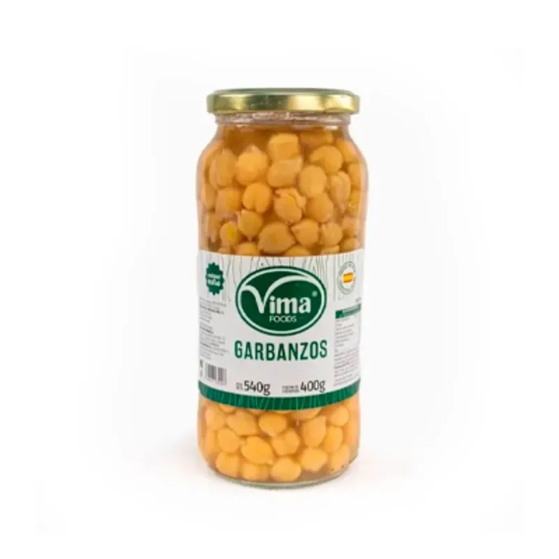 Garbanzos en frasco de cristal Vima