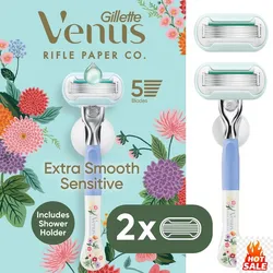 Gillette Venus + Rifle Paper Co. Extra Smooth Sensitive