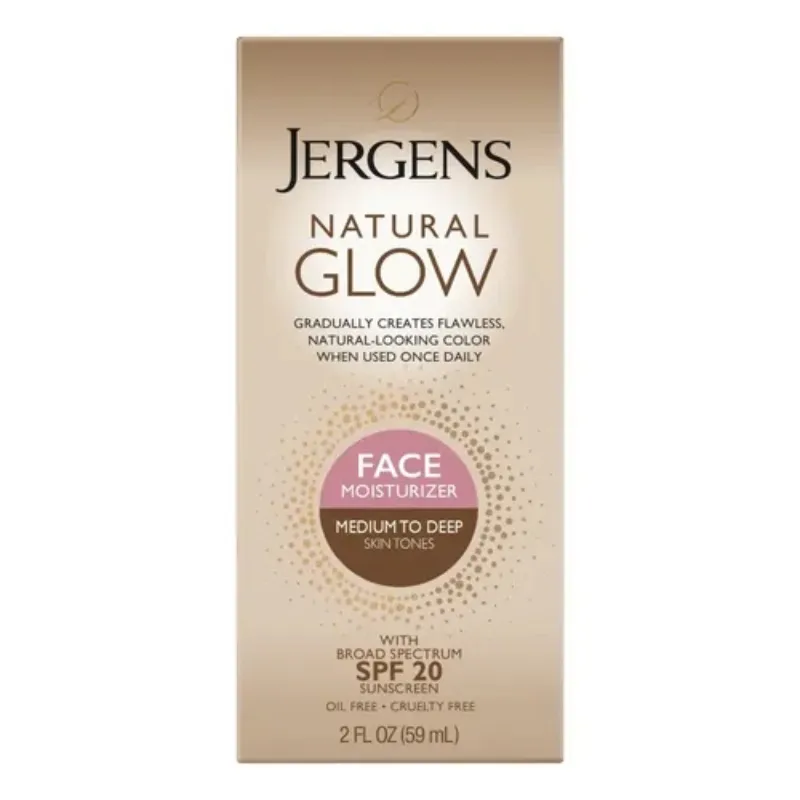 humectante facial autobronceador Jergens Natural Glow Face Moisturizer SPF 20