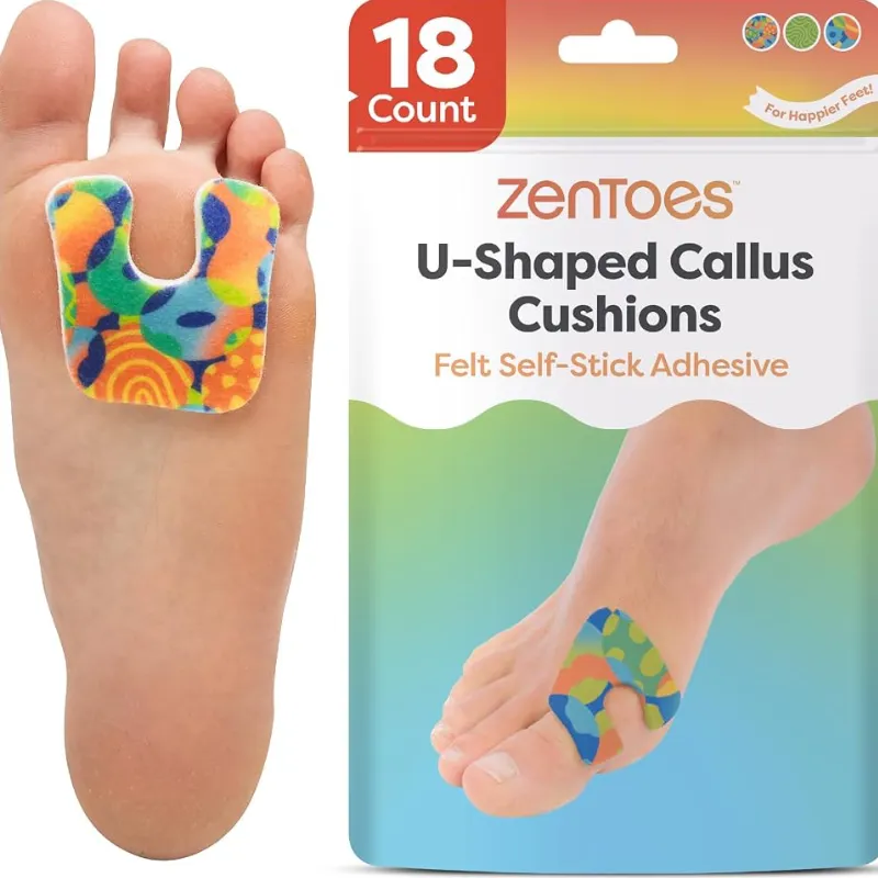 ZenToes U-Shaped Callus Cushions