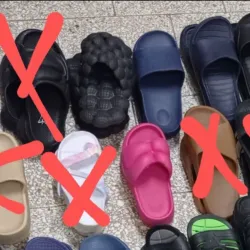 Chancletas de baño 