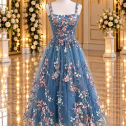 Azul de flores.(G42)