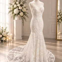 Novia blanco hueso.(N12)