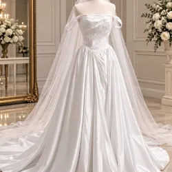 Novia blanco satinado.(N5)