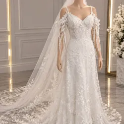 Novia de mangas hermosas(N10)