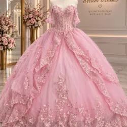 Rosa claro adornado en dorado(Q6)