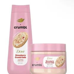 Dove x Crumbl Strawberry Crumb Cake🍓