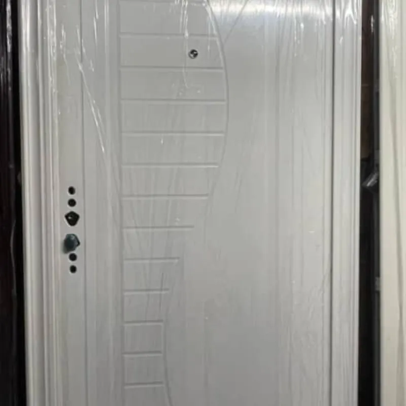 Puerta exterior blanca 