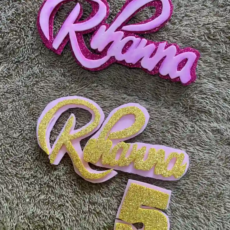 Topers personalizado de nombre 