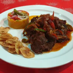 Bistec de res en cazuela