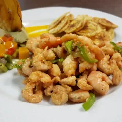 Camarón grillé (grilled shrimps)