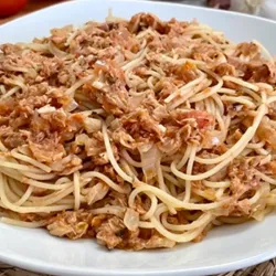 Spaghetti de atún