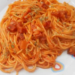 Spaghetti de jamón (Ham)