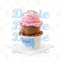 Vaso de cuatro sabores