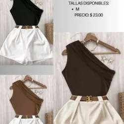 Conjunto de short y blusa elegantes