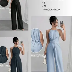 Mono pantalón con detalle en cintura 