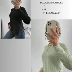 Suéter con lazo al costado