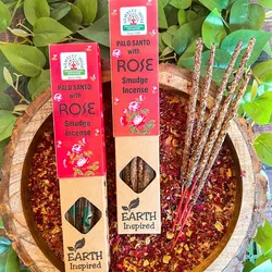 Incienso de Palo Santo con Rosas